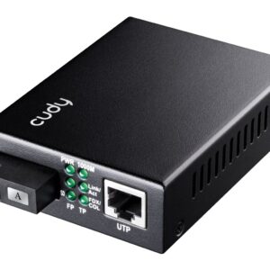 Cudy MC100GSB-40A tinklo medijos keitiklis 1000 Mbit/ai Keli režimai, Vienas režimas Juoda