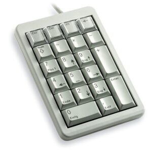 CHERRY G84-4700 skaičių klaviatūra Knyginis kompiuteris / kompiuteris USB Pilka - Image 3