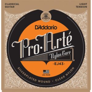 D'Addario EJ43 Pro-Arté Carbon - klasikinės gitaros stygos