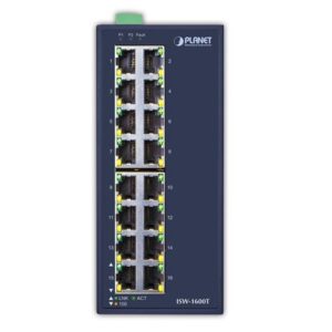 PLANET ISW-1600T tinklo komutatorius Ne-valdomas Fast Ethernet (10/100) Mėlyna - Image 2