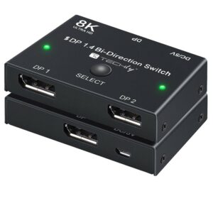 Techly IDATA-DP-2DP-8KT vaizdo signalo jungiklis DisplayPort - Image 3