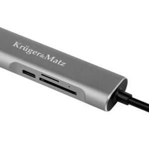 Adapter (HUB) USB typu C na HDMI/USB3.0/SD/MicroSD/C port