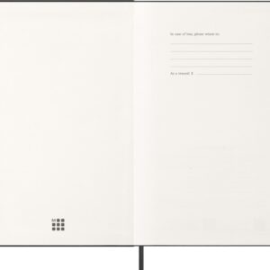 Kalendermärkmik Moleskine 2027 13x21cm, päev, kõvad kaaned, must - Image 3