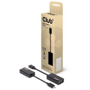 I/O ADAPTER USB-C TO VGA/M/F CAC-1502 CLUB3D - Image 1