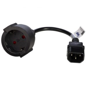 Akyga AK-PC-10A maitinimo kabelis Juoda 0,15 m CEE7/4