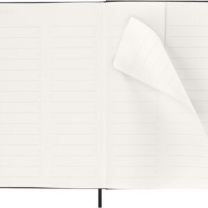 Kalendermärkmik Moleskine PRO 2027 13x21cm, nädal V, kõvad kaaned, must - Image 5