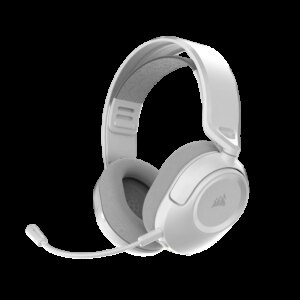 CORSAIR HS35 v3 Wireless Belaidės Žaidimų Ausinės | White - Image 1