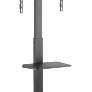 TV SET ACC FLOOR STAND 37-75"/BLACK TVS-75S-02 GEMBIRD - Image 1