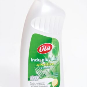 Indų plovilklis Ūla Sensitive, su glicerinu, citrinų ir arbatmedžio kvapo, 1l - Image 1