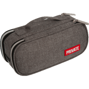 Penalas Charlot, Private 22x9x8cm, pilkos spalvos - Image 1