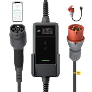 dé 22kW Portable Charger with 10m Cable (APP VERSION)