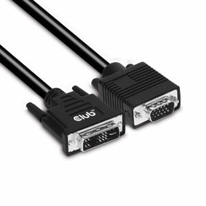 CABLE DVI-A TO VGA 3M/M/M CAC-1243 CLUB3D - Image 1