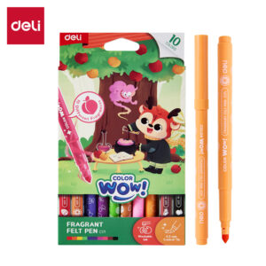 Flomasteriai DELI ColorWow kvapnūs 10 spalvų