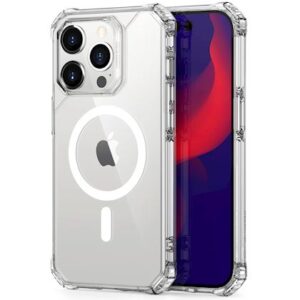ESR Air Armor Dėklas HaloLock Apple iPhone 14 Pro, Clear White - Image 1