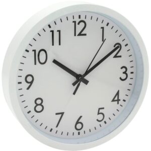 SIENINIS LAIKRODIS PP 20CM BALTAS 1061498