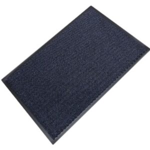 GERIAMASIS DURŲ KILIMĖLIS SUGERIANTIS ĮĖJIMO KILIMĖLIS ZONE 60X90CM TAMSIAI MĖLYNAS 100162