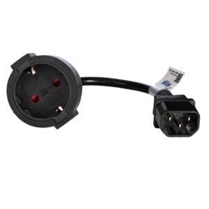 Akyga AK-PC-10A maitinimo kabelis Juoda 0,15 m CEE7/4 - Image 3