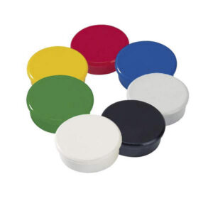 Magnetai Dahle 32mm 10 vnt./pak. įvairių spalvų
