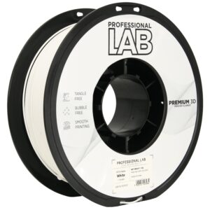 3D Plastikas - Filamentas PETG matte white | 1.75 mm, 1 kg | Professional LAB