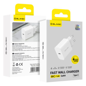 Blavec Wall charger BC-14 GaN4 - Type C - PD QC 30W 3A (TCBC14G4-CW303A) white - Image 5