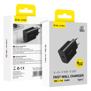Blavec Wall charger BC-14 GaN4 - Type C - PD QC 30W 3A (TCBC14G4-CB303A) black - Image 5