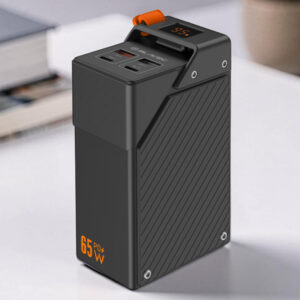 Blavec Power Bank 30000mAh BJ-50 Tytan 65W - 2x Type-C + 2x USB-A (PBBJ50B) juodos spalvos - Image 7