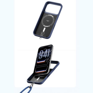 Benks short strap GS02 ArmorGrid (C.Q.GS.00.BK.0002) skirtas telefonui juodos spalvos - Image 5