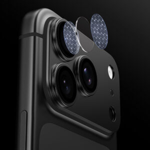 Benks OmniWarrior Metal Integrated Lens Protector (C.M.SX.AP.BK.R070) skirtas Apple iPhone 18 Pro (AR/Black) - Image 5