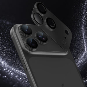 Benks OmniWarrior Metal Integrated Lens Protector (C.M.SX.AP.BK.0071) skirtas Apple iPhone 18 Pro Max (AR/Black) - Image 4