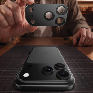 Benks OmniWarrior Metal Integrated Lens Protector (C.M.SX.AP.BK.0071) skirtas Apple iPhone 18 Pro Max (AR/Black) - Image 8