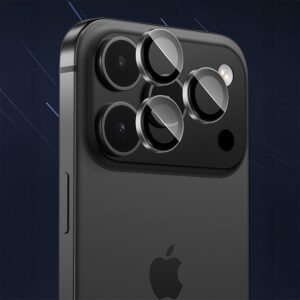 Benks DR Sapphire Lens Protector (C.M.SX.AP.BK.LB74) skirtas Apple iPhone 18 Pro/Pro Max juodos spalvos - Image 3