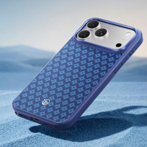 Benks Dėklas Magnetic Armor Pro Armor Grid Kevlar Metal Frame 600D (C.K.FL.AP.BE.B072) iPhone 18 Pro/17 Pro mėlynas (Camera Control Button) - Image 4