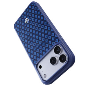Benks Dėklas Magnetic Armor Pro Armor Grid Kevlar Metal Frame 600D (C.K.FL.AP.BE.B072) iPhone 18 Pro/17 Pro mėlynas (Camera Control Button) - Image 2