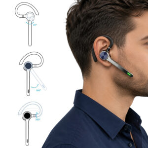 Blavec Bluetooth laisvų rankų įranga Talk 1 Multipoint (BHTA1-B) juodos spalvos - Image 3