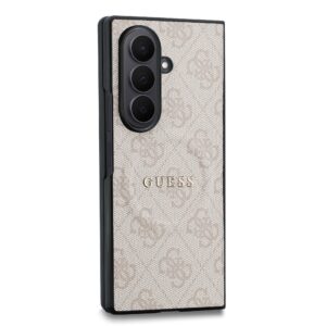Guess PU Leather 4G Magnetic dėklas Samsung Galaxy Z Fold 8 Ultra rožinės spalvos - Image 2