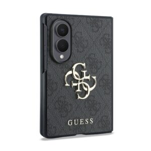 Guess PU 4G Metal Logo dėklas Samsung Galaxy Z Fold 8 pilkos spalvos - Image 2