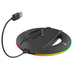 iPega P5S025SH Vertical Stand with RGB for PS5 Slim/PS5 Pro Black