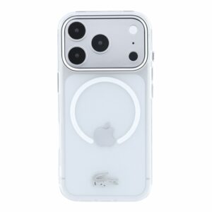 Lacoste IML Frosted Petit Pique Metal Logo MagSafe Dėklas skirtas Apple iPhone 18 Pro Max skaidrus - Image 2