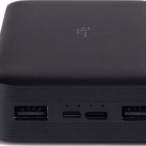 Xiaomi Redmi Powerbank Dual USB 18W 20000mAh juodos spalvos - Image 1