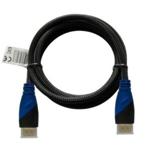 Savio CL-48 HDMI kabelis 2 m HDMI A tipo (standartinis) Juoda, Mėlyna - Image 2