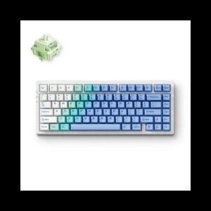 MCHOSE G75 Pro Wireless Belaidė Žaidimų Klaviatūra | Arctic White, Huano Matcha Latte V2