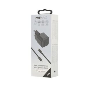 Musthavz Nano Charger 20W + USB-C/Lightning cable
