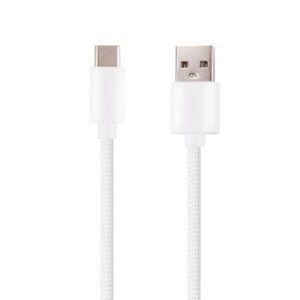 Musthavz GoEasy USB-A to USB-C Nylon Cable 1m, white