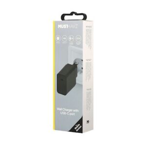 Musthavz USB-C Power Delivery Charger 25W - Black