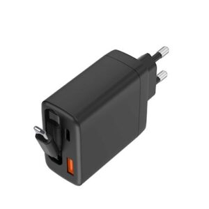 Musthavz 2 Port PD Charger 65W with retractable cable - Image 1