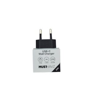 Musthavz to Go USB-C Charger 20W, black