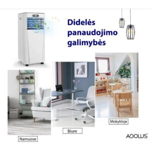 Mobilus oro kondicionierius ADOLUS ARCTIC A2600H su šildymu - Image 2