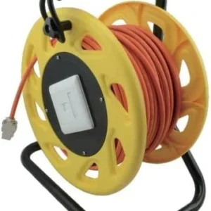 Helos Cable Cat.7, orange-yellow, 50m, solid - Image 1