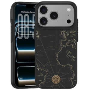 Benks ArmorEdge X1 Air Navigator Kevlar Dėklas (C.K.FL.AP.SJ.0069) Apple iPhone 18 Pro/17 Pro juodos spalvos