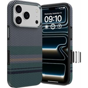 Benks Dėklas Magnetic Armor Pro Aurora Kevlar 600D (C.K.FL.AP.SR.A072) iPhone 18 Pro/17 Pro (Camera Control Button)
